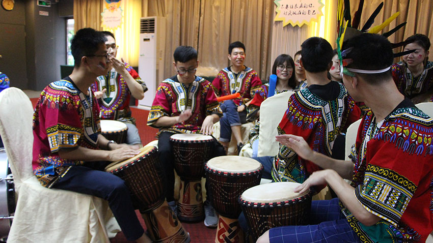 鴻波山莊，中郵非洲鼓-20170710