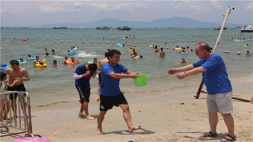 慧聰云商惠州巽寮灣海公園拓展基地拓展訓(xùn)練圓滿成功