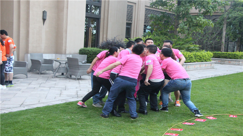 三盟科技清遠獅子湖“齊心協力”銷售團隊拓展活動順利開展